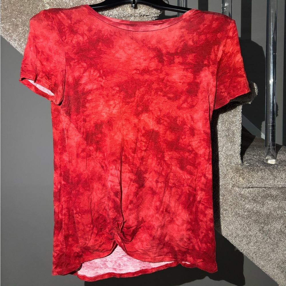 Red Tie-Dye T-Shirt